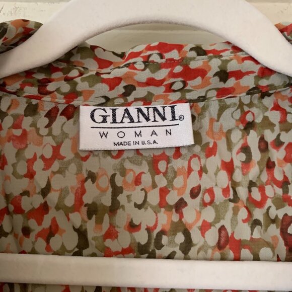 VINTAGE GIANNI MULTICOLOR BLOUSE - Picture 2 of 5